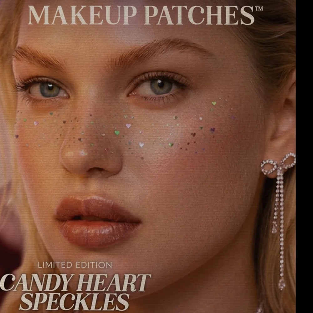 5 sheets Candy Heart Speckles freckles